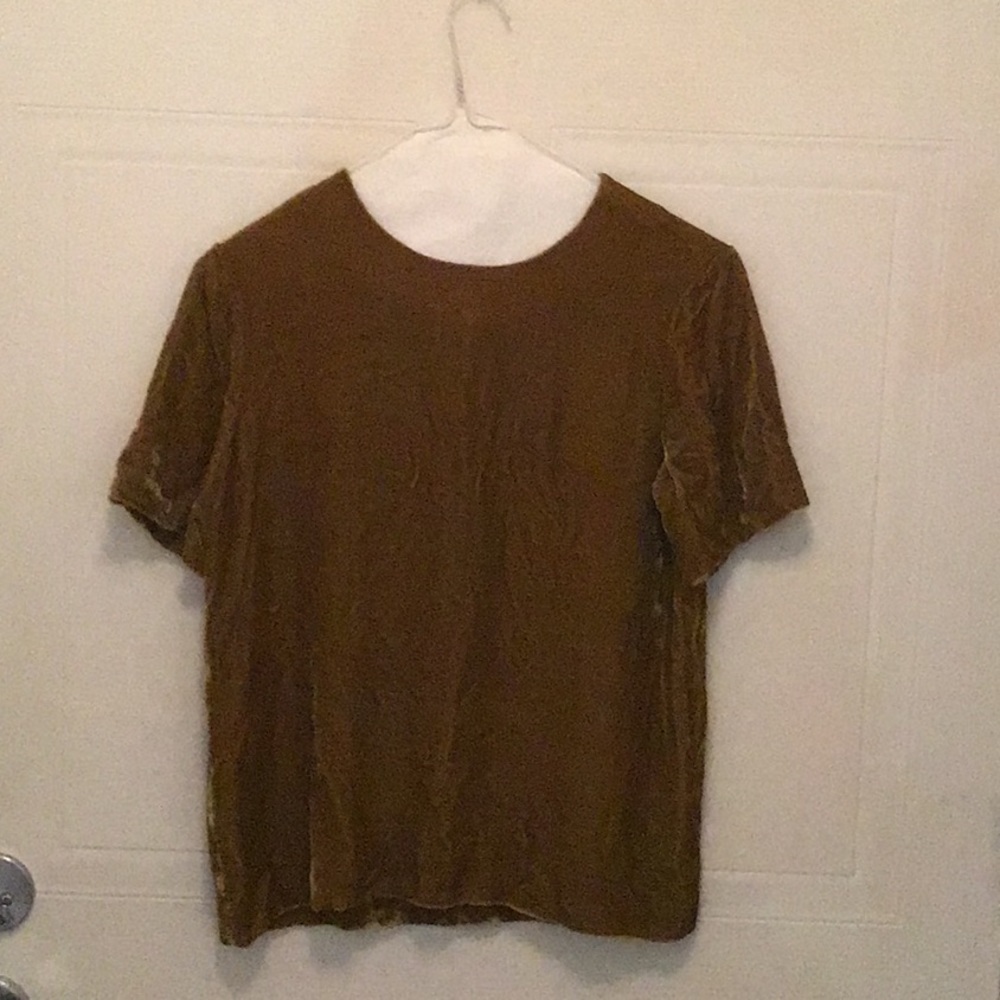 Top in velvet gold Cos